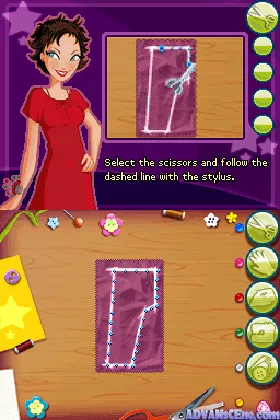 Fashion Week Jr. - Designer (USA) (En,Fr,Es) screen shot game playing